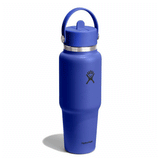 HYDRO FLASK - 32 OZ WIDE FLEX STRAW TRAVEL BOTTLE-CAPRI BLUE