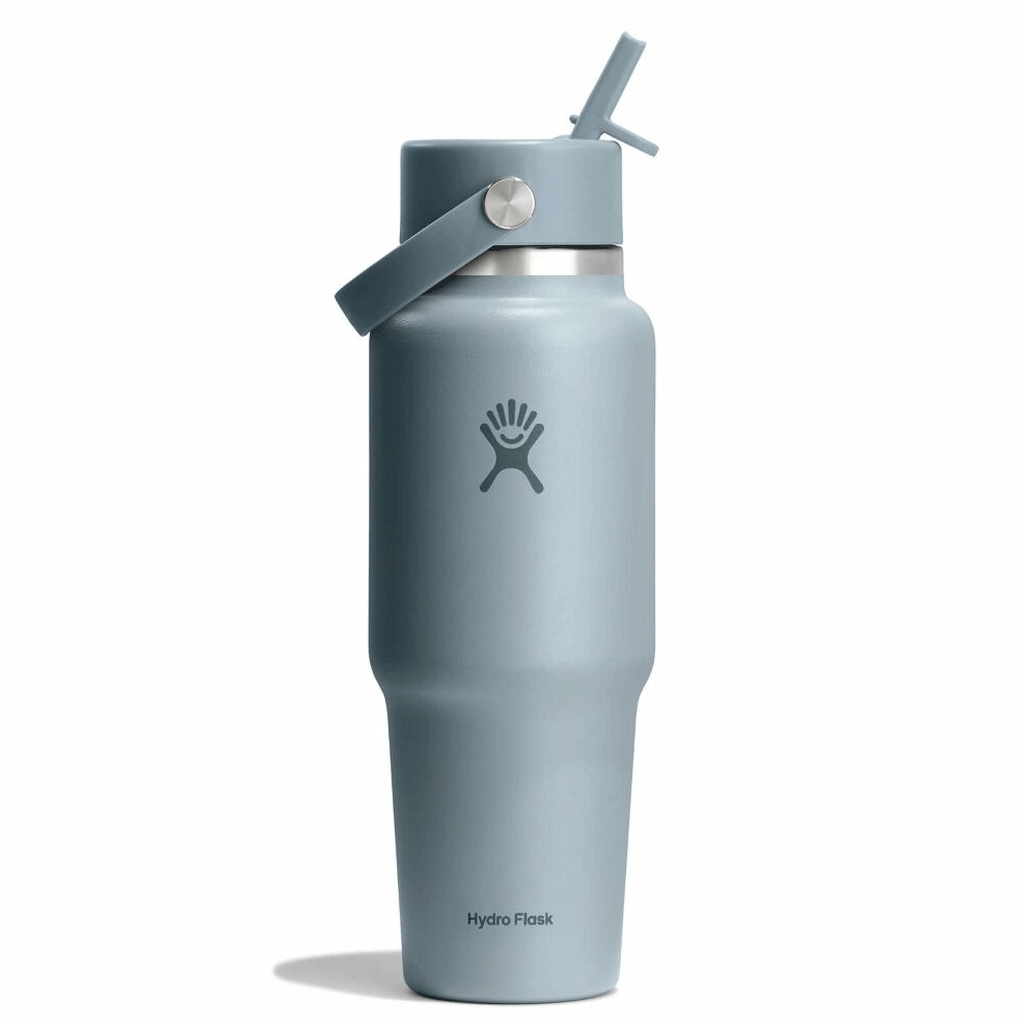 HYDRO FLASK - 32 OZ WIDE FLEX STRAW TRAVEL BOTTLE-SHALE GREY