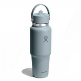 HYDRO FLASK - 32 OZ WIDE FLEX STRAW TRAVEL BOTTLE-SHALE GREY