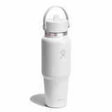 HYDRO FLASK - 32 OZ WIDE FLEX STRAW TRAVEL BOTTLE-WHITE