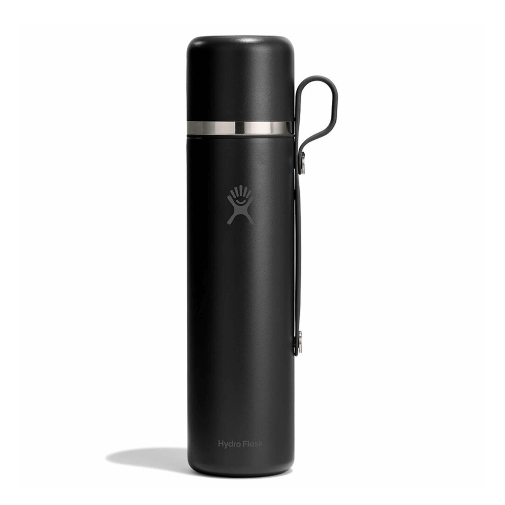 HYDRO FLASK - 36 OZ HOT FLASK AND CUP-BLACK