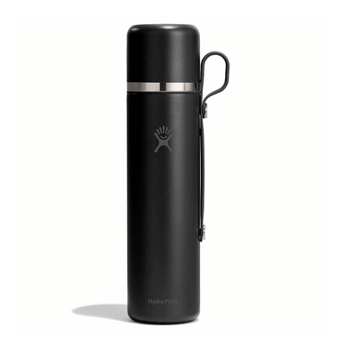 HYDRO FLASK - 36 OZ HOT FLASK AND CUP-BLACK