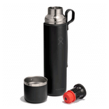 HYDRO FLASK - 36 OZ HOT FLASK AND CUP-BLACK