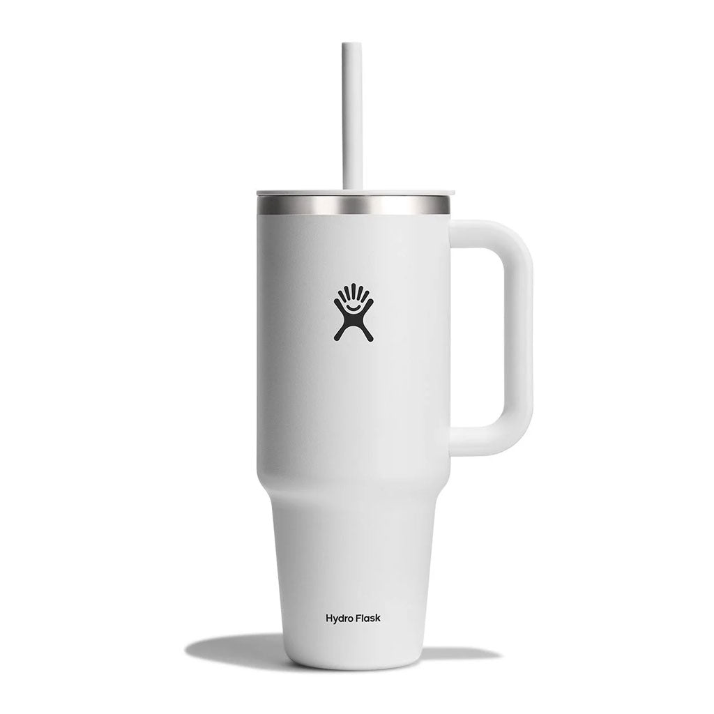 HYDRO FLASK - 40 OZ ALL AROUND TRAVEL TUMBLER-WHITE