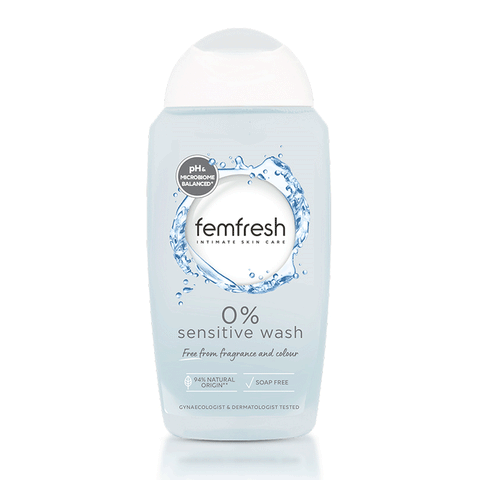 FEMFRESH - 0% SENSITIVE WASH (250ml)