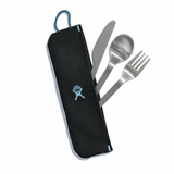 HYDRO FLASK - FLATWARE SET STAINLESS POUCH BLACK