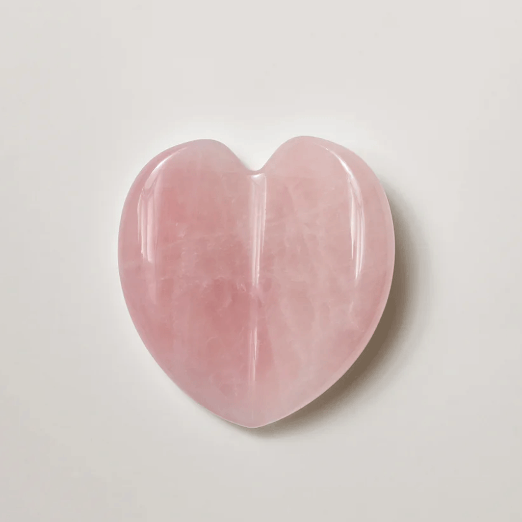 KORA ORGANICS - ROSE QUARTZ HEART FACIAL SCULPTOR