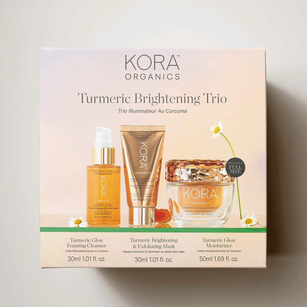 KORA ORGANICS - TURMERIC BRIGHTENING TRIO (30ml set)