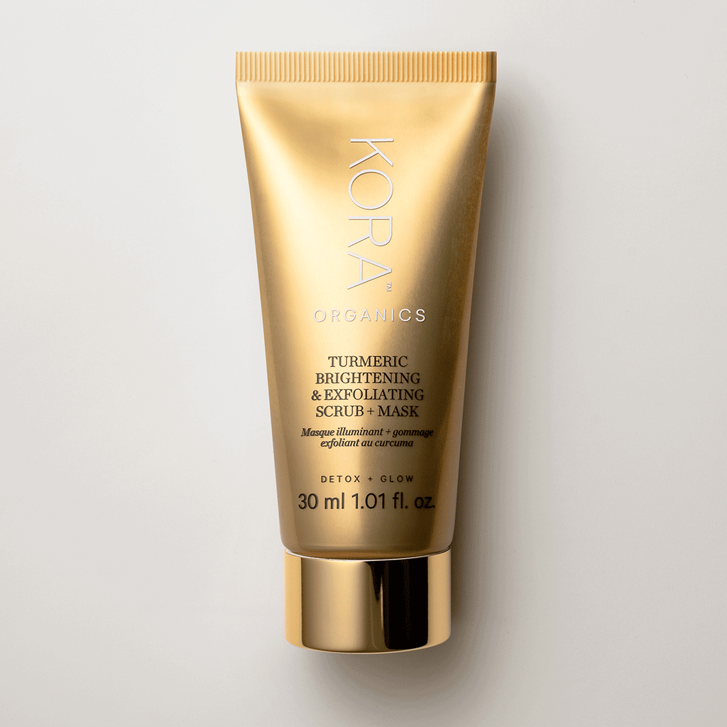 KORA ORGANICS - TURMERIC BRIGHTENING & EXFOLIATING SCRUB+MASK (30 ML)