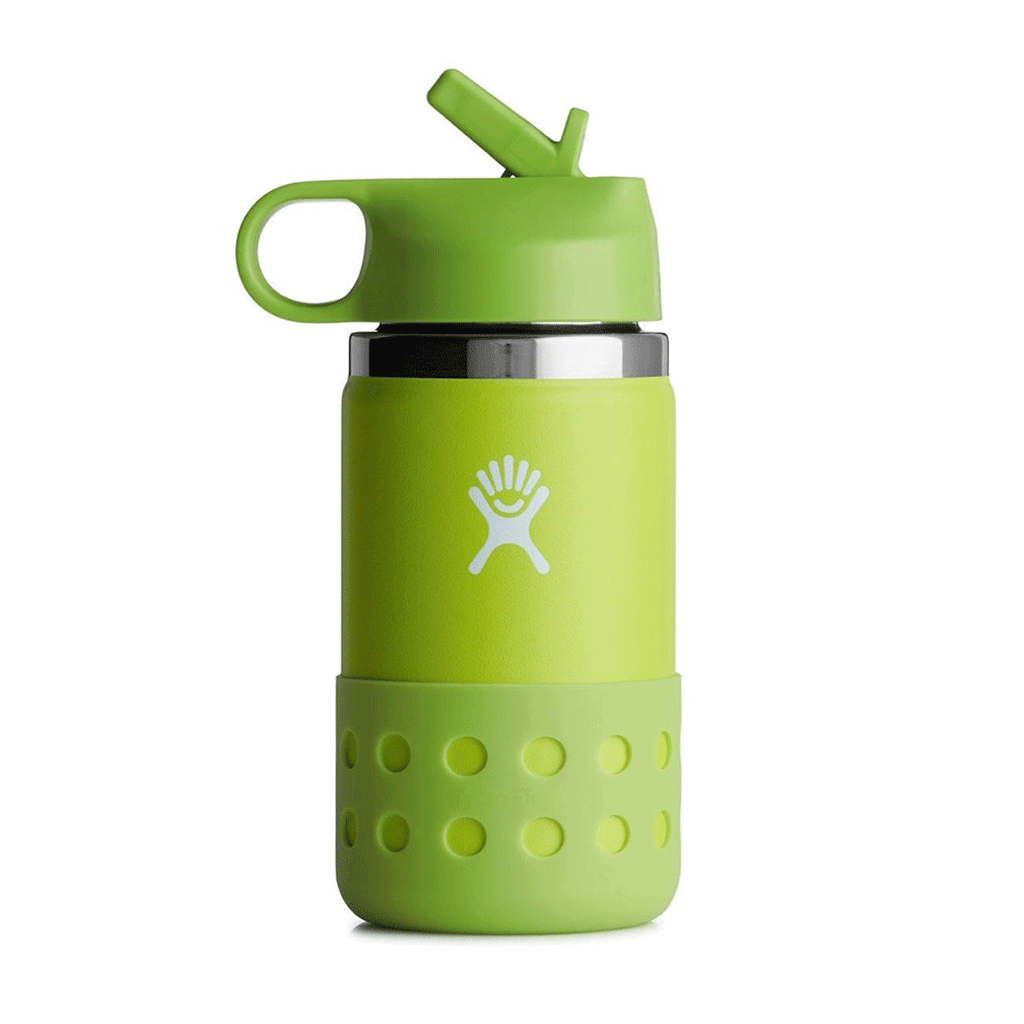 HYDRO FLASK – 12 Oz KIDS WIDE MOUTH STRAW LID AND BOOT-FIREFLY