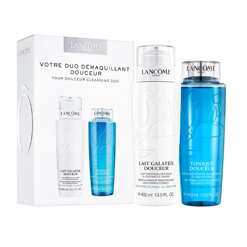 LANCOME - YOUR DOUCEUR CLEANSING DUO INCLUDES MAKE UP REMOVER - MyVaniteeCase