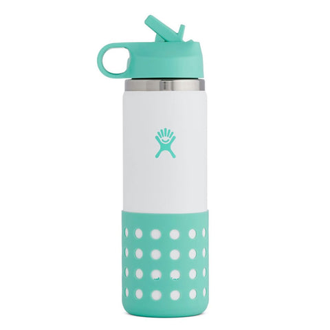 HYDRO FLASK – 20 Oz KIDS WIDE MOUTH STRAW LID & BOOT-ISLAND