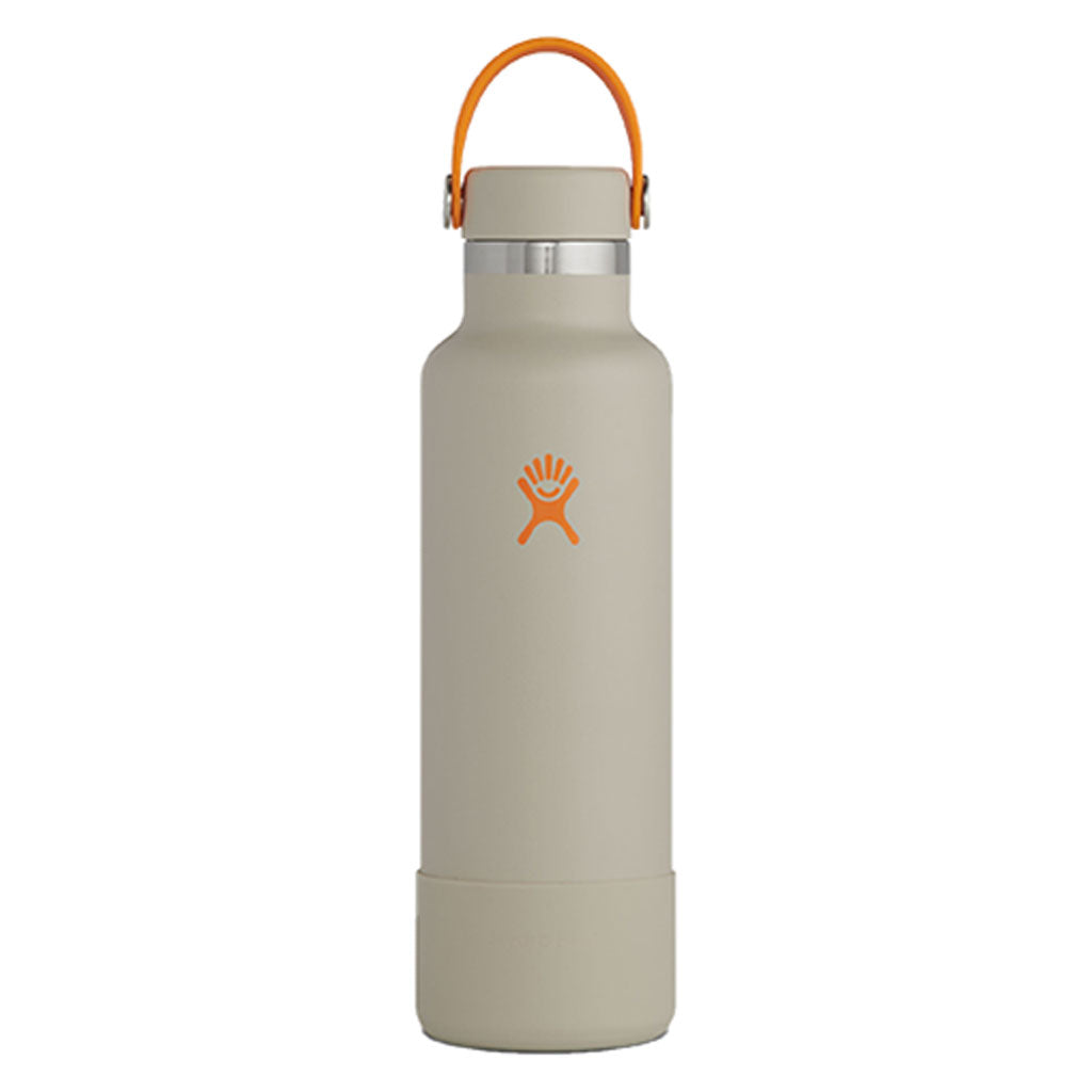 HYDRO FLASK - 21 OZ STANDARD FLEX CAP & BOOT-MUSHROOM