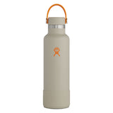 HYDRO FLASK - 21 OZ STANDARD FLEX CAP & BOOT-MUSHROOM