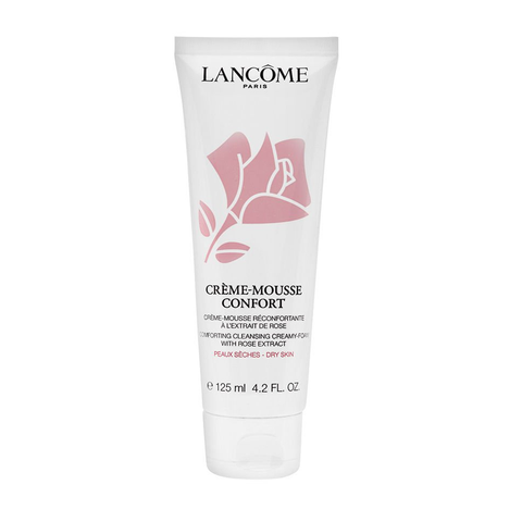 LANCOME - CREME MOUSSE CONFORT COMFORTING CREAMY FOAMING CLEANSER WITH ROSE EXTRACT (125 ML) - MyVaniteeCase